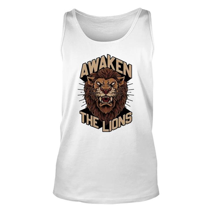 Awaken The Lions Lion Gift Unisex Tank Top