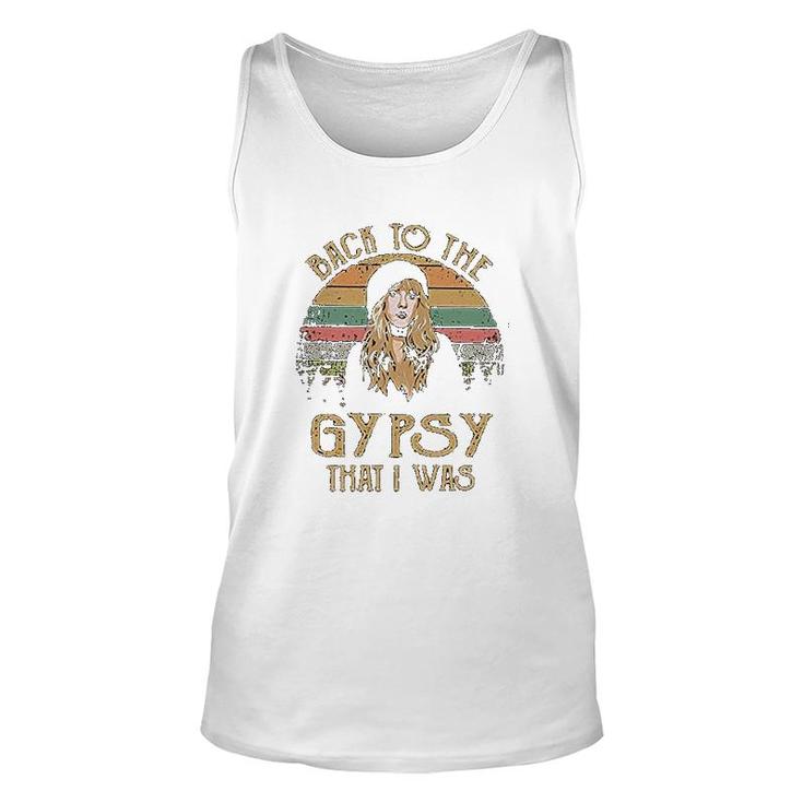 Back To The Gypsy That I Was Unisex Tank Top