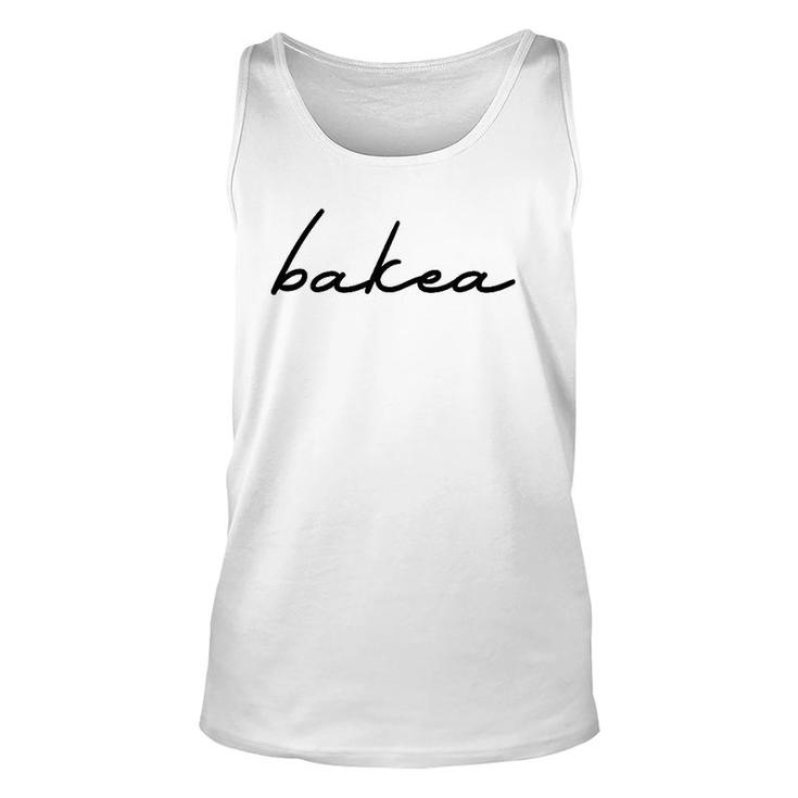 Bakea - Basque Peace Black Text Unisex Tank Top