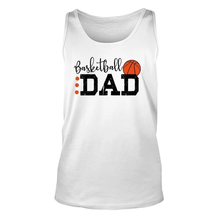 Basketball Dad Sport Lovers Happy Father's Day Unisex Tank Top