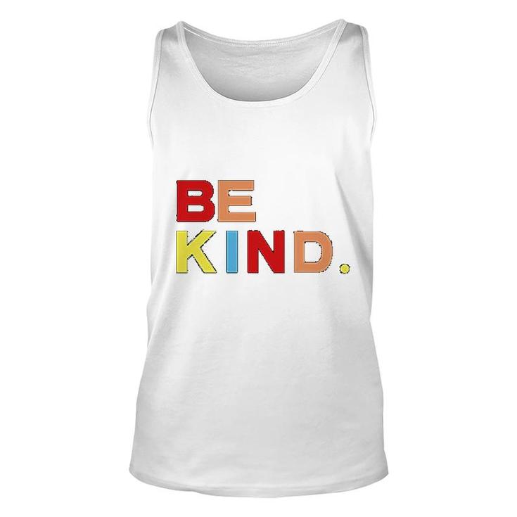 Be Kind Cute Letter Unisex Tank Top