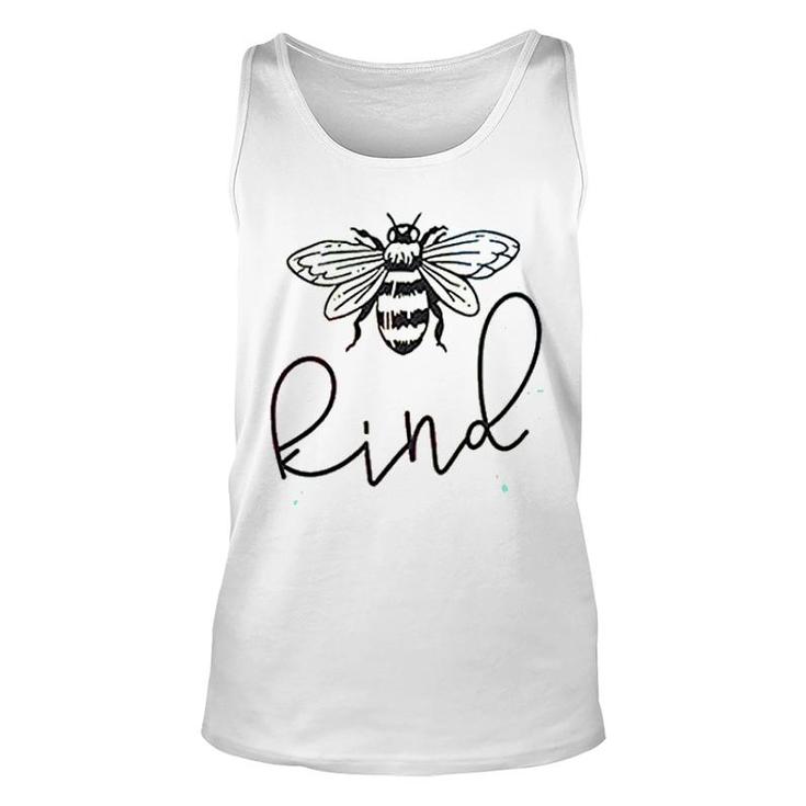Be Kind Funny Bee Print Graphic Unisex Tank Top
