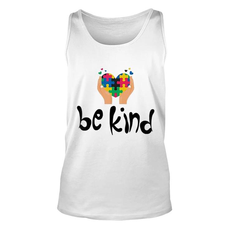 Be Kind Love Heart Unisex Tank Top