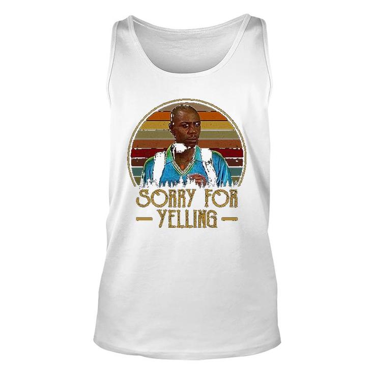 Beekai Sorry For Yelling  Funny Half Baked Unisex Tank Top