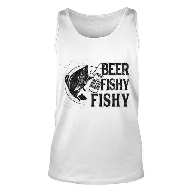 Beer Fishy Fishy Funny Fishing Drinking Unisex Tank Top