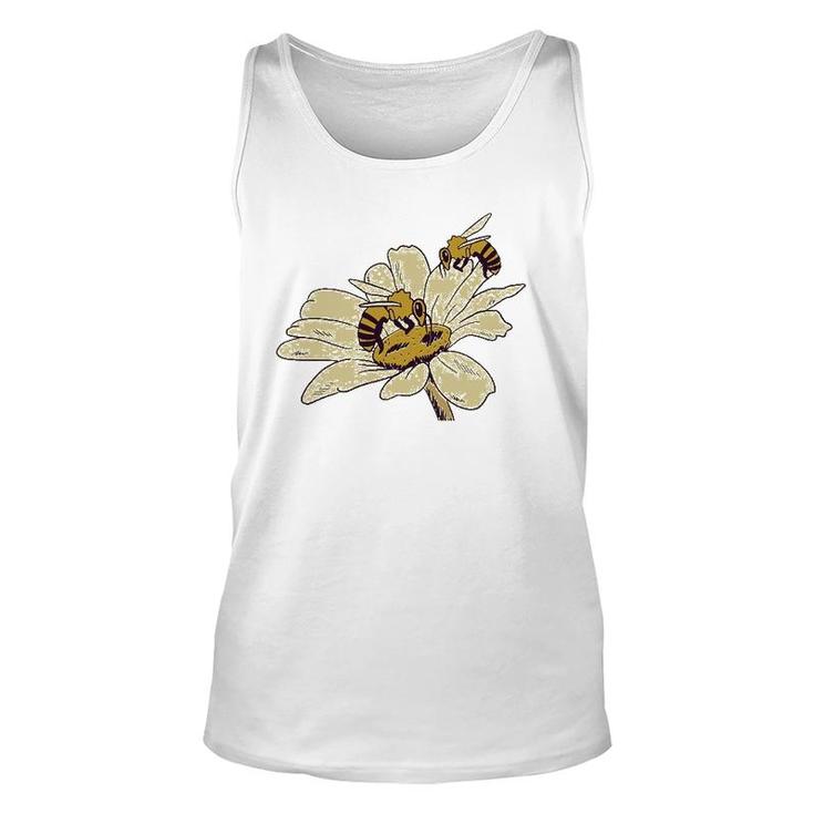 Bees On Flower Beekeeper Gift Unisex Tank Top