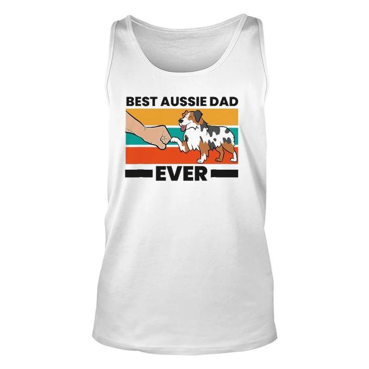 Best Aussie Papa Ever Australian Shepherd Dad Aussie Dad Unisex Tank Top