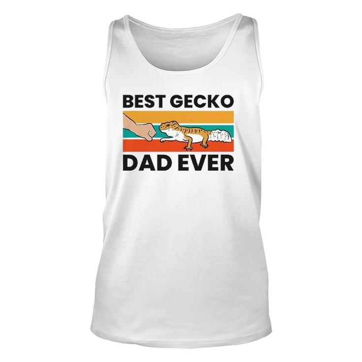 Best Gecko Dad Ever Lizard Leopard Gecko Unisex Tank Top