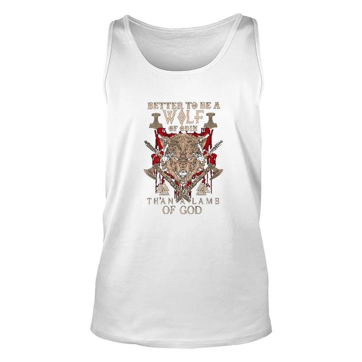 Better To Be A Wolf Of Odin Unisex Tank Top