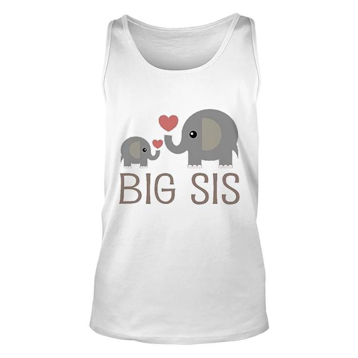 Big Sis Elephant Unisex Tank Top