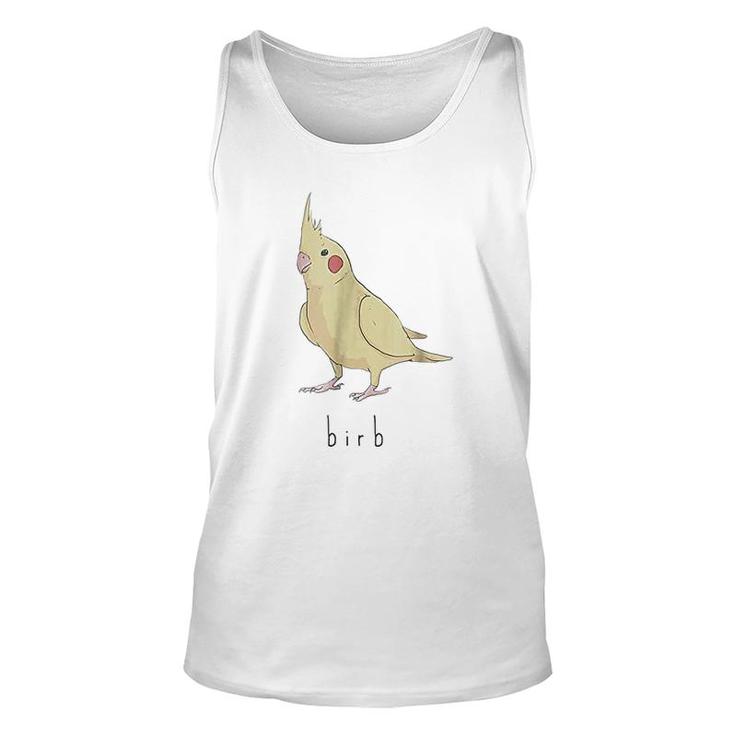 Birb Meme   Yellow Cockatiel Bird Unisex Tank Top