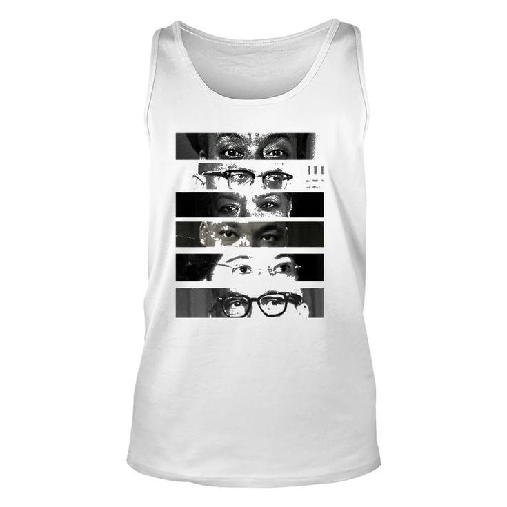 Black History Month Civil Rights Activists Eyes Unisex Tank Top