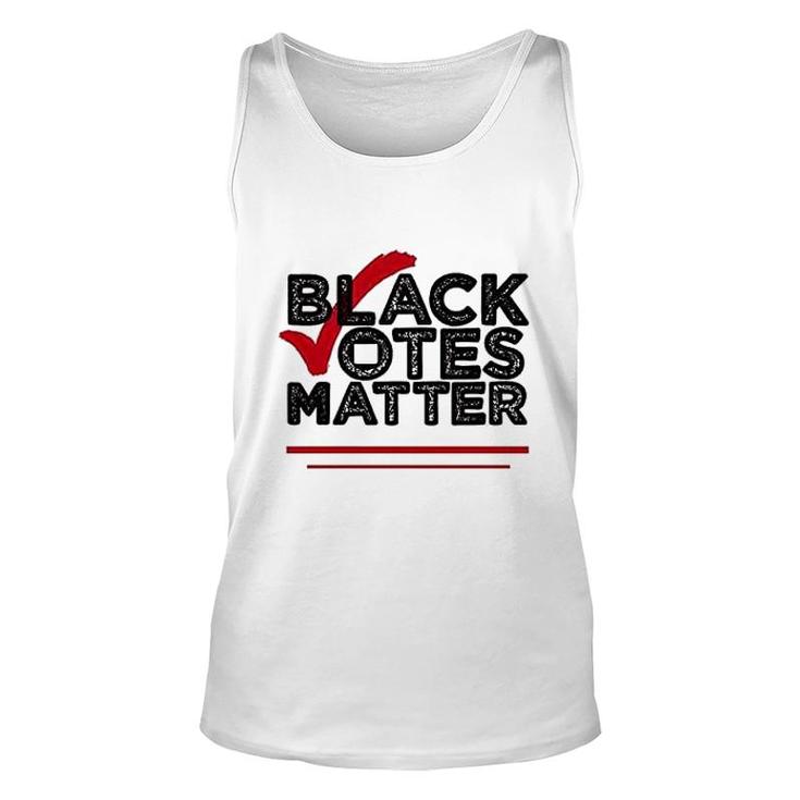 Black Votes Matter Black Lives Matter Unisex Tank Top