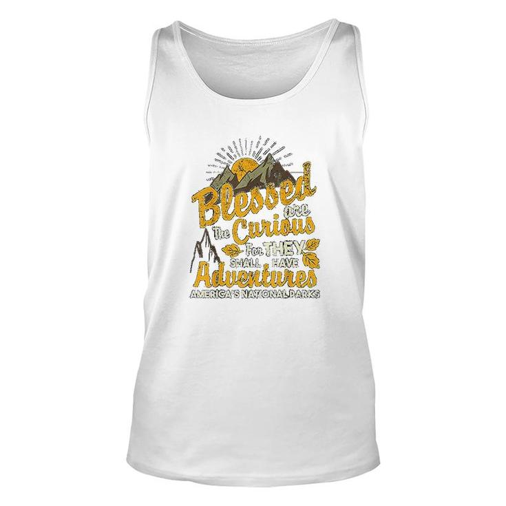 Blessed Are The Curious National Parks Unisex Tank Top