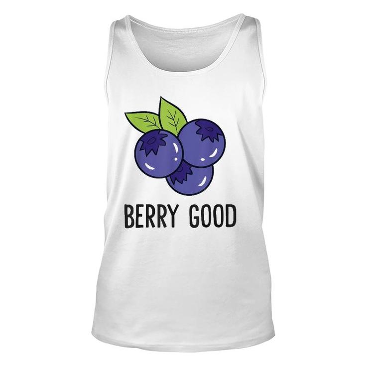 Blueberry Fruit Berry Good Blueberry Fruit Love Blueberries Unisex Tank Top