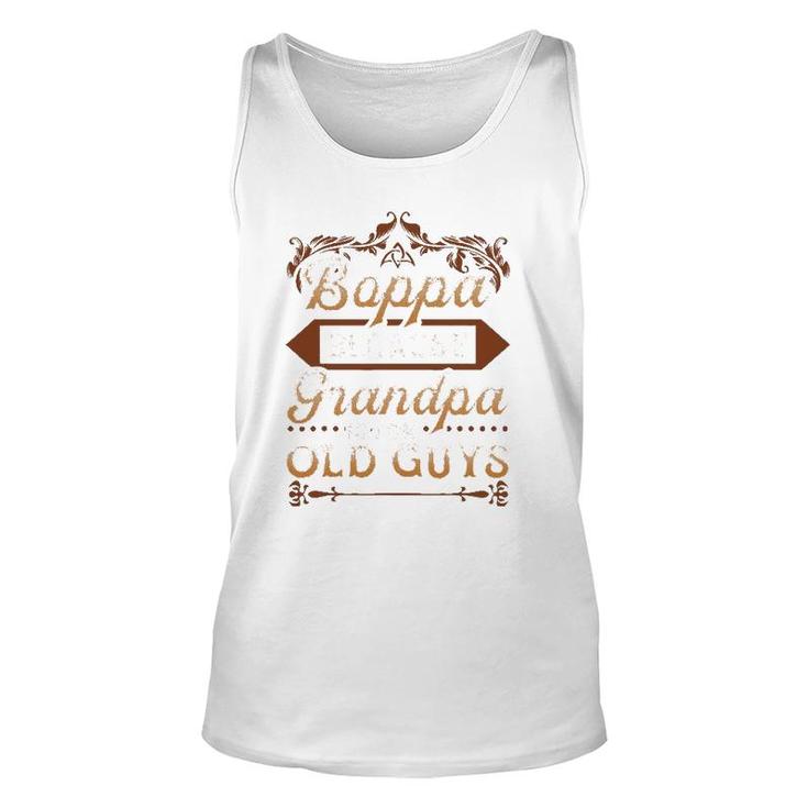 Mens Boppa Because Grandpa Is For Old Guys Father's Day Tank Top