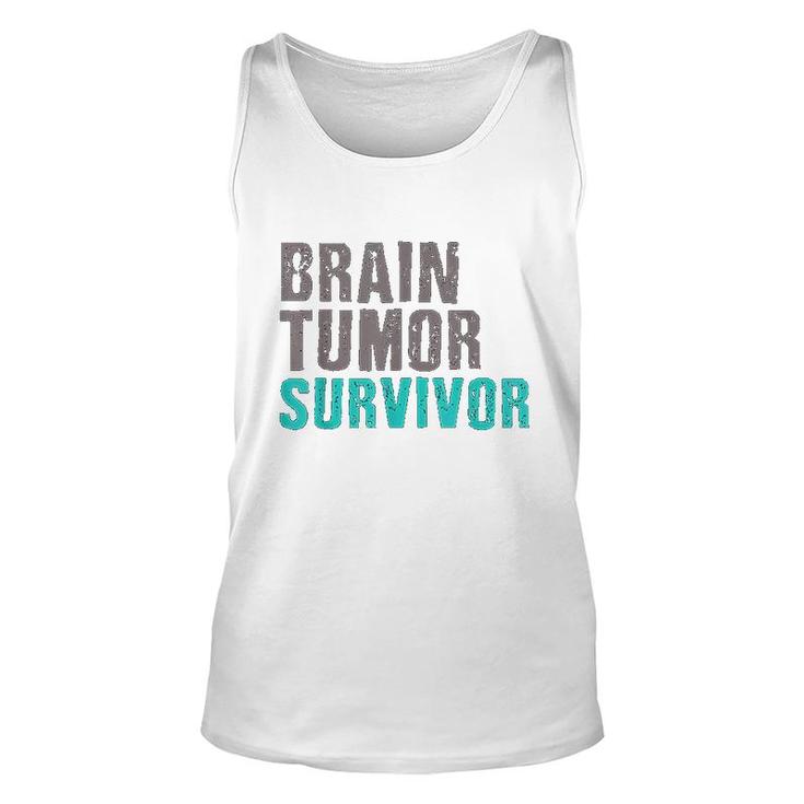 Brain Tumor Survivor Awareness Surgey Unisex Tank Top