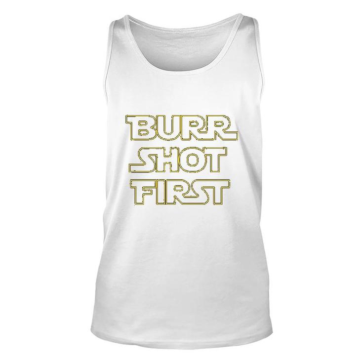 Burr Shot First Basic Cotton Unisex Tank Top