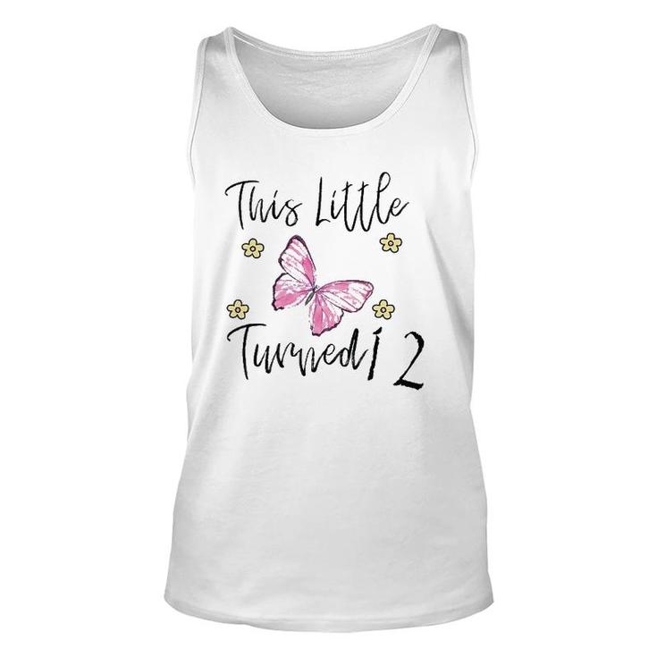 Butterfly Themed Birthday Party Gift For A 12 Years Old Unisex Tank Top