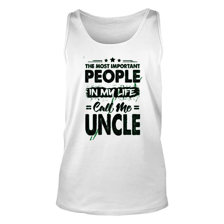 Call Me Uncle Unisex Tank Top