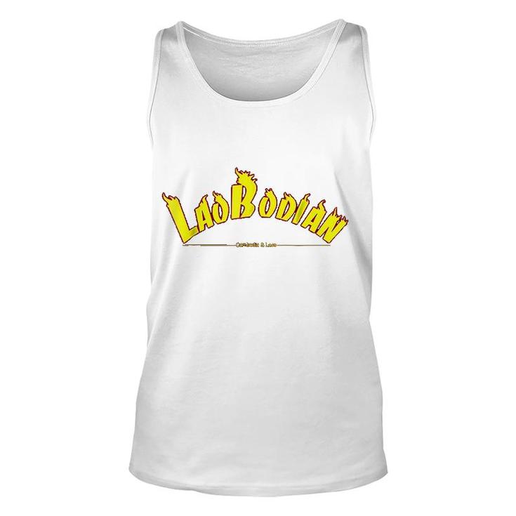 Cambodia Laos Flaming Text Laobodian Unisex Tank Top Cambodia Laos Flaming Text Laobodian Unisex Tank Top