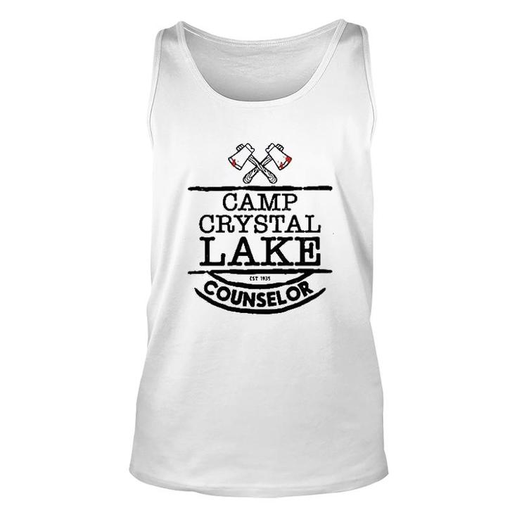 Camp Crystal Lake Counselor Staff Unisex Tank Top