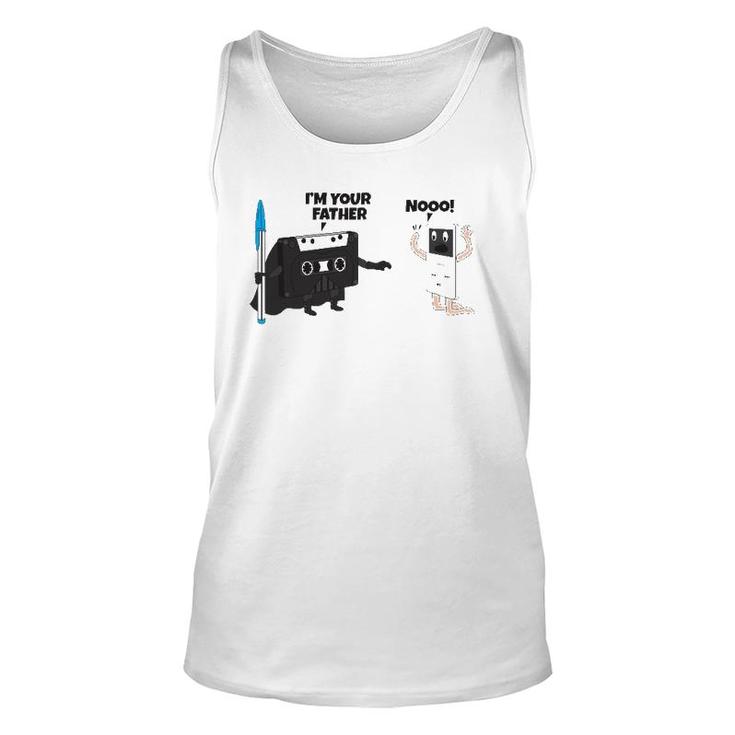 Cassette Tape I Am Your Father Novelty Graphic Unisex Tank Top