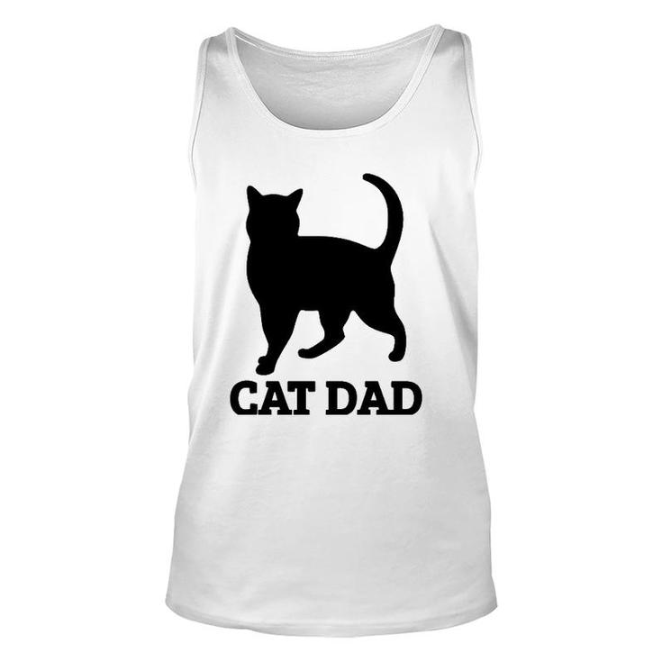 Cat Dad Mens Cat Tee Unisex Tank Top