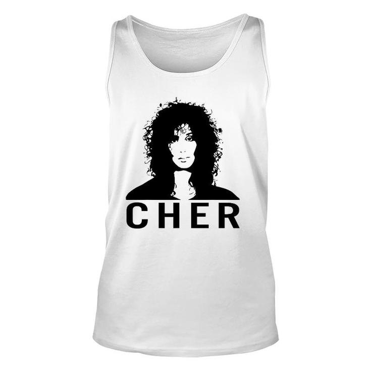 Graphic Cher's Art Essential Distressed Country Music Tank Top