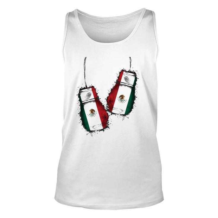 Chicano Boxers Gear Fans Mexican Flag Gloves Mexico Boxing Unisex Tank Top