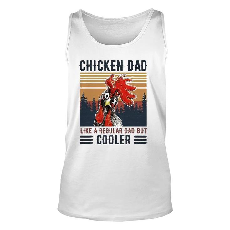 Chicken Dad Like A Regular Dad Farmer Poultry Father's Day Tee Tank Top