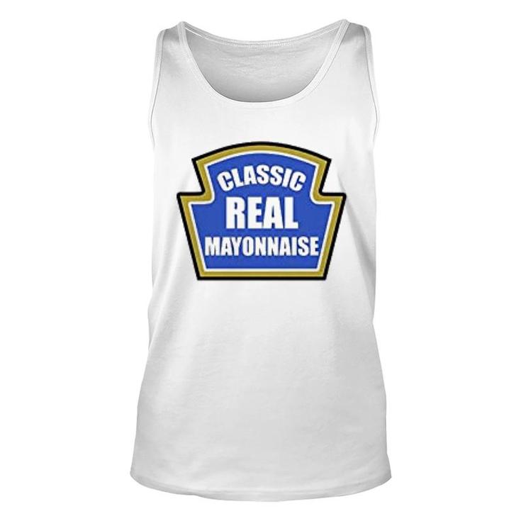 Classic Real Mayonnaise Unisex Tank Top