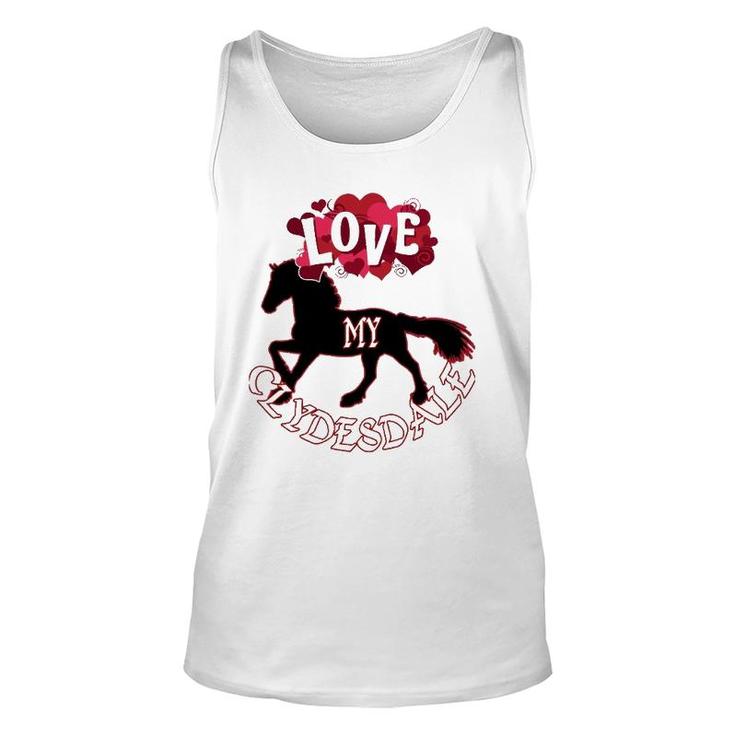 Clydesdale Horse Design For Lovers Of Clydesdales Unisex Tank Top