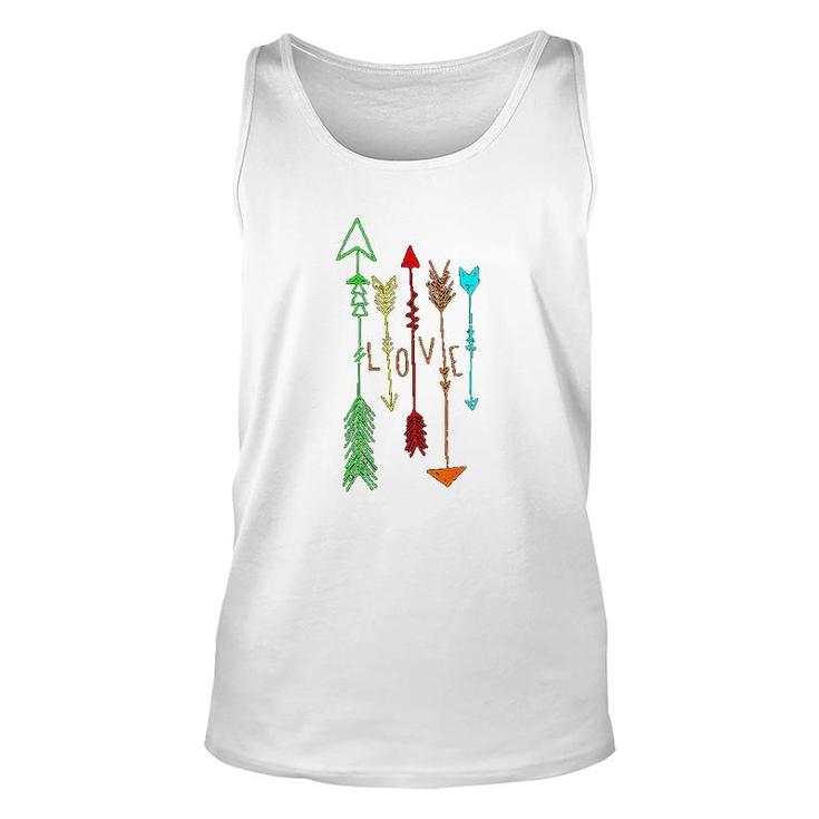 Colorful Love Unisex Tank Top