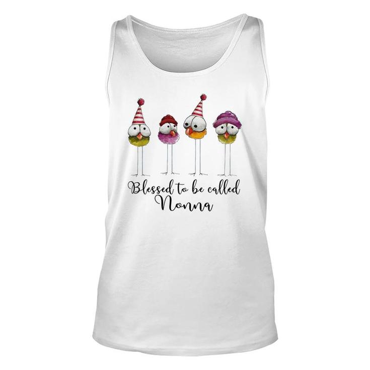 Cute Blessed To Be Called Nonna Unisex Tank Top