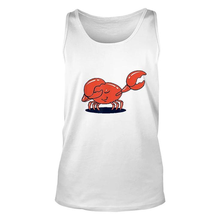 Dab Crab Dabbing Crab Cartoon Funny Unisex Tank Top