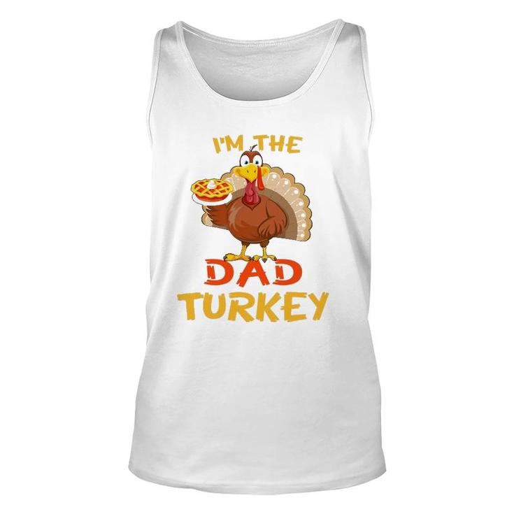 Dad Turkey Matching Family Group Thanksgiving Party Pajama Unisex Tank Top