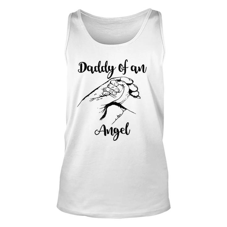 Daddy Of An Angel Pregnancy Loss Miscarriage Gift For Dads  Unisex Tank Top