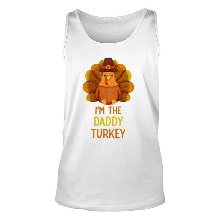 Daddy Turkey Family Matching Thanksgiving Party Pajama Unisex Tank Top