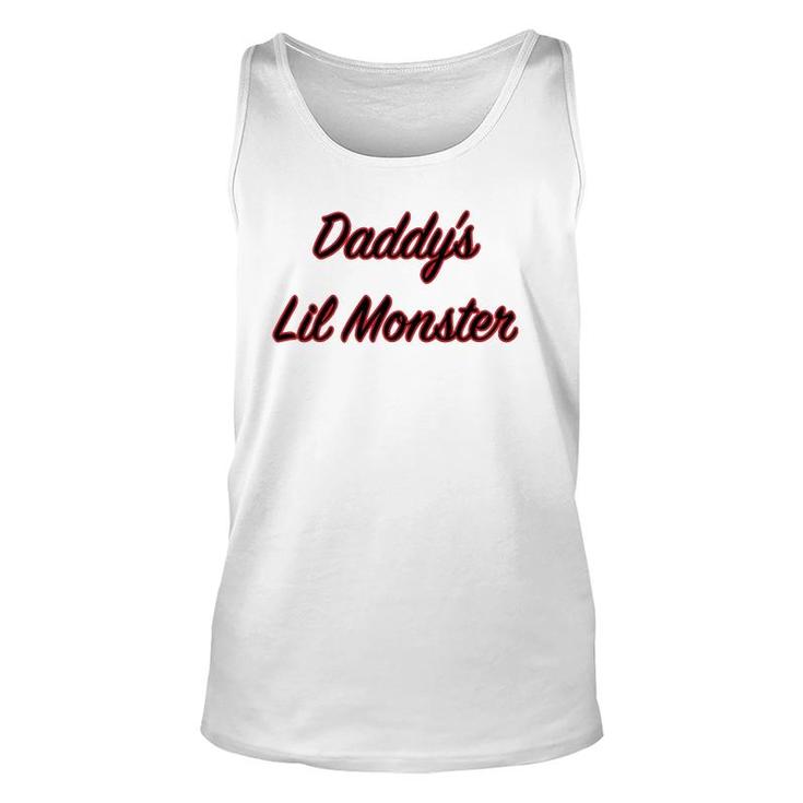 Daddy's Lil Monster Father Gift Unisex Tank Top
