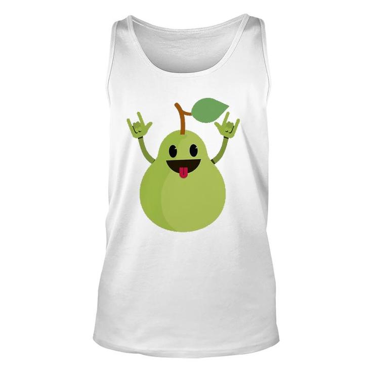 Dancing Pear Funny Dance Fruit Dancer Novelty Tee Unisex Tank Top
