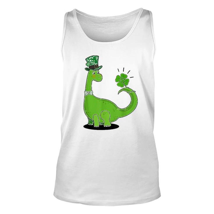 Dinosaur Shamrock St Patricks Day Unisex Tank Top