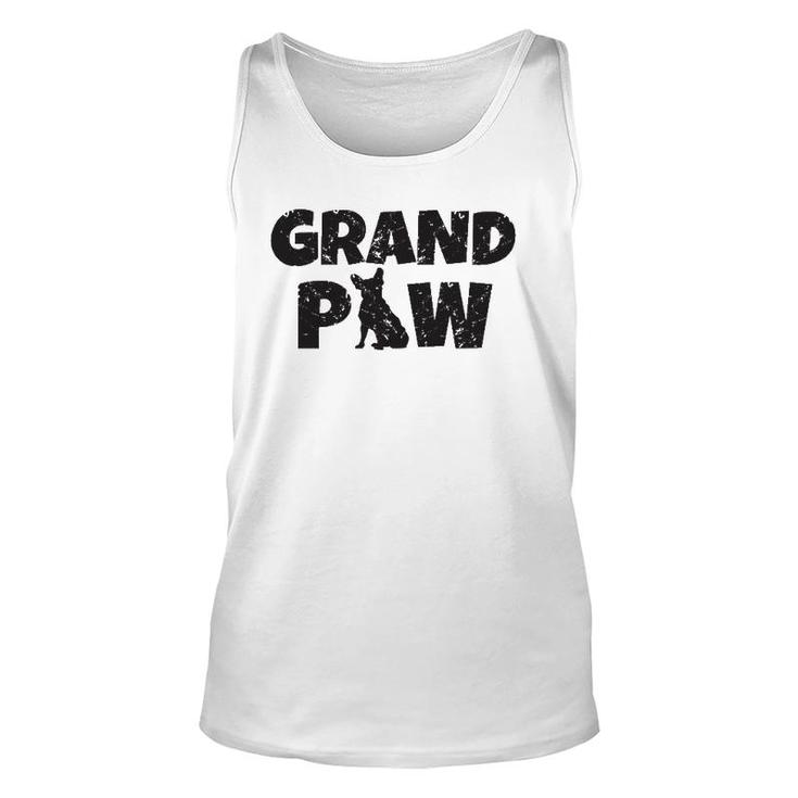 Dog Grandpa French Bulldog Grand Paw Lovers Grandpaw Unisex Tank Top