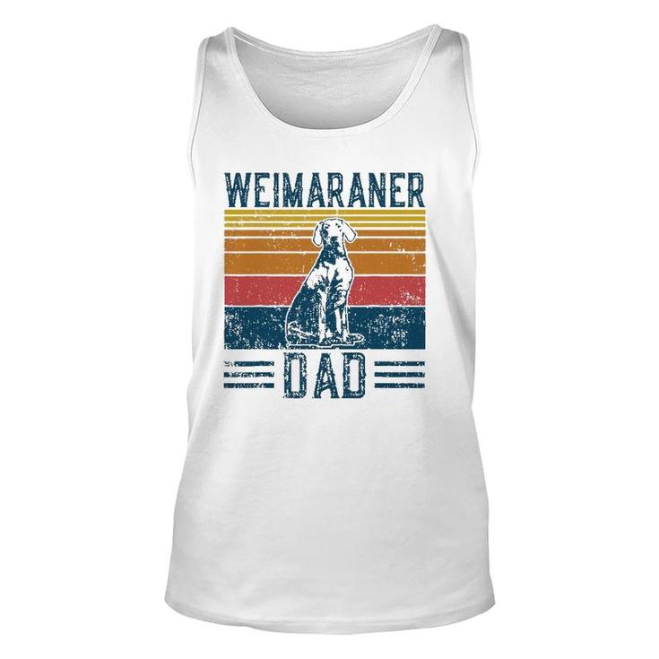 Dog Weim Dad Vintage Weimaraner Dad Unisex Tank Top