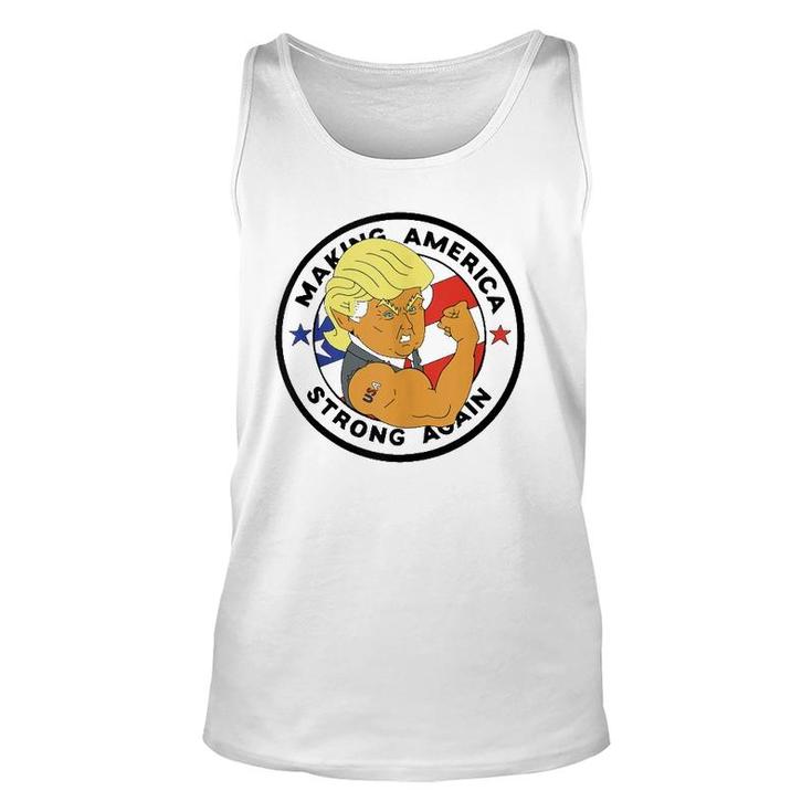 Donald Pump Make America Lift Again Memorial Day Father' Day Tank Top