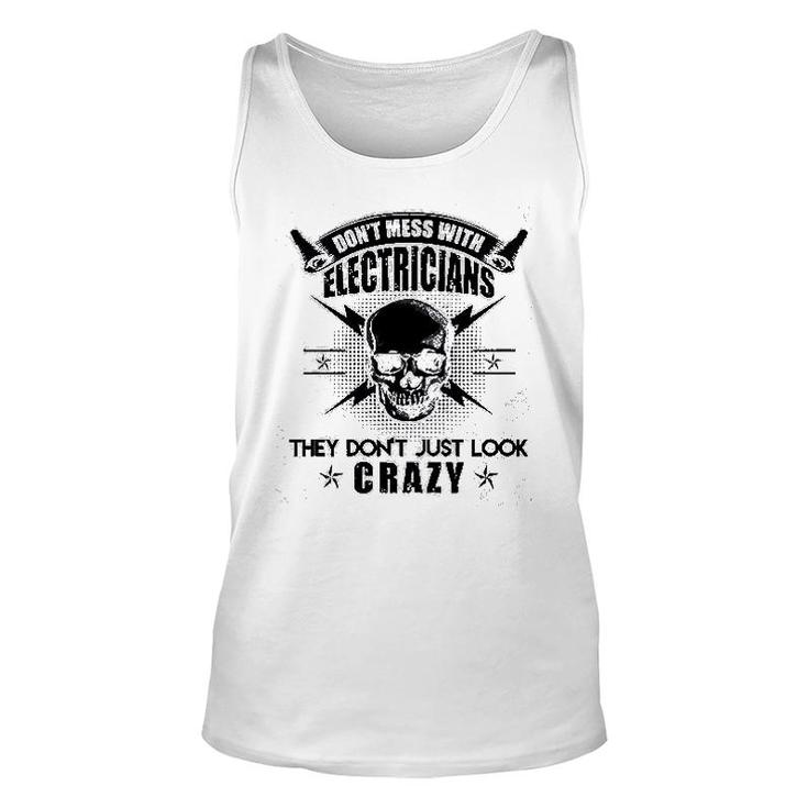 Dont Mess With Electrician Unisex Tank Top
