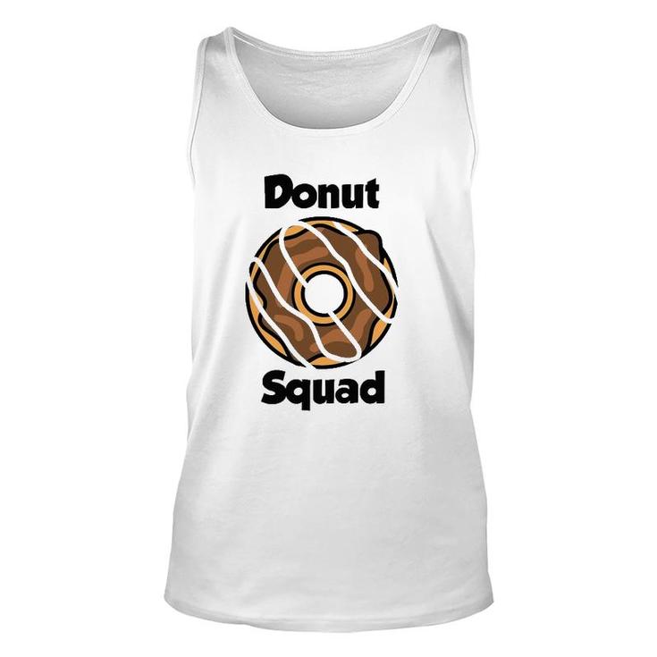 Donut Design For Women And Men Donut Squad Unisex Tank Top
