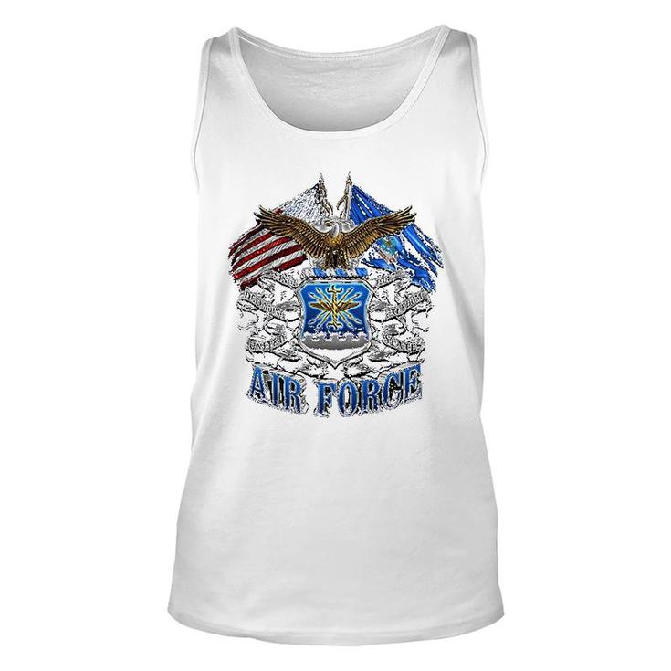 Double Flag Air Force Unisex Tank Top