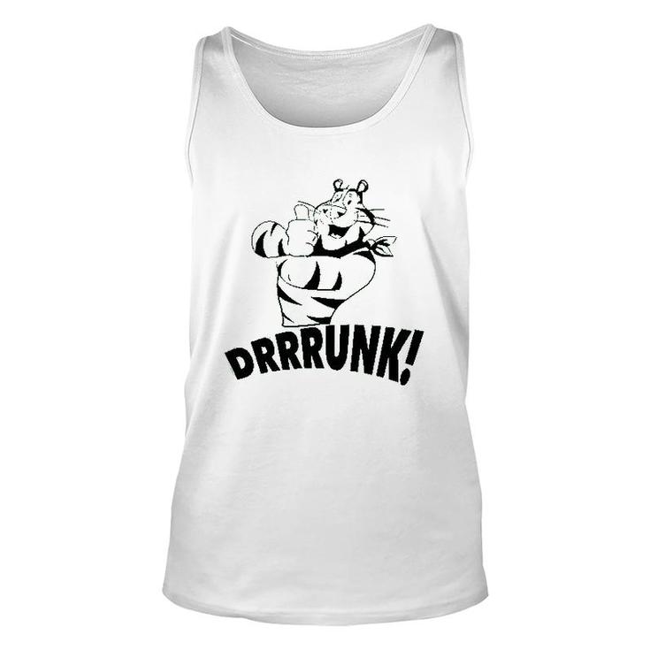 Drunk The Tiger Funny St Patricks Day Unisex Tank Top