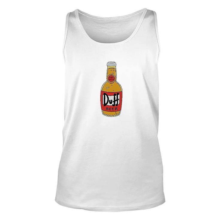 Duff Beer Bottle Unisex Tank Top